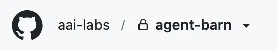 GitHub repository header showing owner and repository